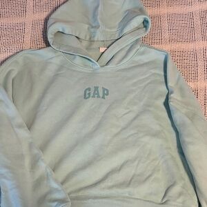 GAP cropped Light Blue Hoodie